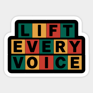 Lift Every Voice Sticker